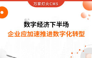 數(shù)字經(jīng)濟下半場，企業(yè)應加速推進數(shù)字化轉(zhuǎn)型